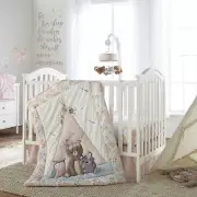 Malia Place Print Fitted Crib Sheet - Levtex Baby