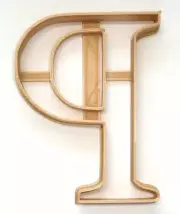 RHO GREEK LETTER FRATERNITY SORORITY COOKIE CUTTER USA PR4339