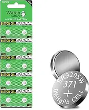 [YIMORNY] 10Pack SR920SW Batteries Button Cell Pack 371 SR920SW Watch Battery AG6 1.5 Volt Battery Long-Lasting Alkaline Battery 27A