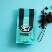 2x Origin Tea PEPPERMINT STICKY CHAI 120g NEW Bag Coconut Nectar Vegan Black Tea