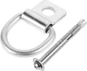 Stainless Steel Truck Bed D-Rings Heavy Duty Cargo Hooks for Trailer Multi-use Tie Down Rings V-Shaped Loop Easy Install Remove
