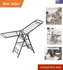 3-Tiers Clothes Drying Rack Foldable, 71'' Heavy Duty Gullwing Dryer Rack, La...