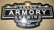 GRAND ARMORY BREWING michigan haven METAL TACKER SIGN craft beer brewery A
