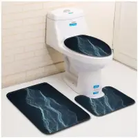 在飛比找蝦皮購物優惠-3D striped toilet floor mat do