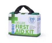 210pc Deluxe Emergency Medical First Aid Kit Injury Treatment Pack Portable Case