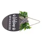 Country Style Welcome Brand Wooden House Brand Home Decoration Brand Wooden Circ