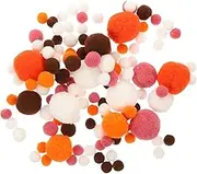 3Bags Decorative Pompom Balls of Fluffy Craft Accessories for DIY Projects Safe Materials for Hats Clothes and More Lightweight and Versatile for Creative Decoration