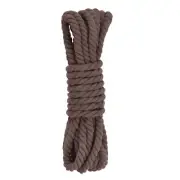 0.5 Inch 25 Feet Macrame Cord, Cotton Cord Rope String - Coffee