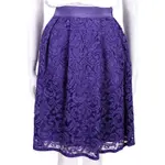 ALBERTA FERRETTI 紫色蕾絲及膝裙