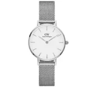 Daniel Wellington Petite Sterling Silver/White Ladies Analog Watch DW00100220