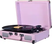 Record Player, Vintage Record Player BT Phonograph USB Recording 33/45/78 RPM Support for 7/10/12inch Records, HiFi Sound System, BT Playback (#2)