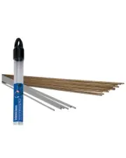 Weldclass P2-FRMB24F/10 10pc 2.4mm Flux Coated Manganese Bronze Brazing Rods