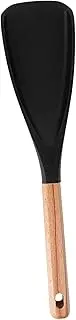 EHJRE Silicone Spoon Kitchen Tool Wooden Handle for Turner Baking Scraping