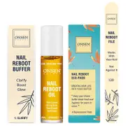 Onsen Secret, Nail Reboot Kit with Oil , 7 Piece Kit