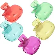 SAFIGLE 5pcs Toothbrush Dust Cap Toothbrush Holders Toothbrush Protection Travel Portable Toothbrush Head Covers Toothbrush Travel Cover Portable Travel Toothbrush Holder Plastic