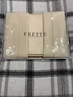 FRETTE MONZA KING 4 PIECE SHEET SET SATEEN SAND NEW WITH TAGS $750