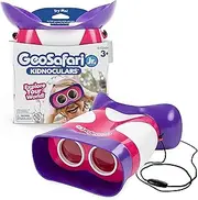 Educational Insights GeoSafari Jr. Kidnoculars, Pink: Kids Binoculars, Perfect Outdoor Play for Preschool Science