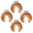 4pc Scosche Leather 5.5ml MagicMount Car Refill Air Freshener For Fresche Mounts
