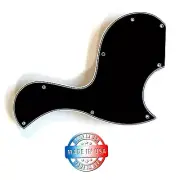Black/White 5 Ply Wide Bevel MOD Pickguard for 2018-Current Gibson SG Junior RI