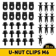 For Honda Bolts Body & U-nut Clips Engine M6 Cover Undertray Splash Shield Guard (for: Honda Civic)