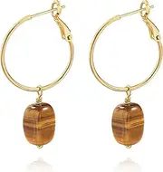 [PEARLADA] Trendy 18k Gold Huggie Hoop Earrings CZ Evil Eye Face Charm Dangle Earrings Aesthetic Dainty Simple Earrings