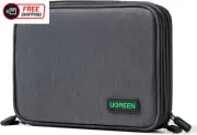 UGREEN Electronic Organizer, Double Layer Travel Gadget Storage Bag Data Cables,