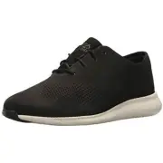 Cole Haan Women's 2.Zerogrand Laser Wing Sneaker Black Nubuck Ivory Size 7.5M