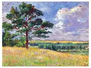 Tree Field by M. Luce Tile Mural Kitchen Bathroom Wall Backsplash Marble Ceramic