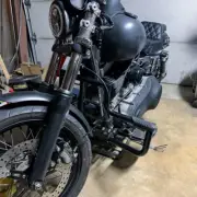 MOFUN Engine Guard Crash Bar For 2006-2017 Harley Dyna Fat Boy Super Wide Glide