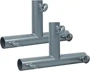 Aoneky 1 3/8'' 3 Way/4 Way/3 Way T Shaped Corner Canopy Fitting - Fits 1" EMT and Nominal Pipe - Cage Frame Corner Kit for Golf Basebal Batting Cage (2pcs 3 Way T Shaped)