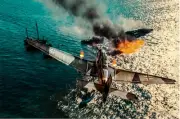 WW2 German Ju-87 Stuka Bomber over dunkirk Poster 24in x 36in