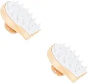 Ipetboom Wooden Handle Shampoo Brush Scalp Massage Brush for Gentle Hair Cleansing and Relaxation for and Comfortable Use