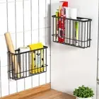 Iron Wire Bathroom Storage Basket Cling Film Storage Rack Bathroom Supplies