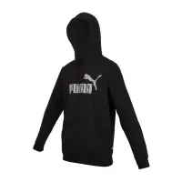 在飛比找Yahoo!奇摩拍賣優惠-PUMA 男基本系列ESS+ Flock長厚連帽T恤(歐規 