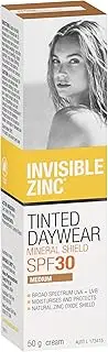 Invisible Zinc Tinted Daywear SPF 30+ Medium Sunscreen, 50g