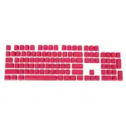 Mechanical Keyboard Keycaps 1 Set Keyboard Replacement ABS 104 Keys, Red