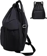Esncddym Motorcycle Helmets Backpack,Portable Riding Helmets Storage Bag Helmets Storage Bag | Versatile Helmets Carry Bag Drawstring Gym Bag for Helmets Basketball Drinks