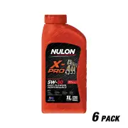 6 x Nulon X-PRO 5W-30 Fast Flowing Performance Engine Oil 1L XPR5W30 Ref SEM5W30
