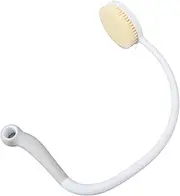 U Shaped Bendable Back Bath Brush with Long Curved Long Handle, Curved Back Scrubber, Body Scrubber for Elderly, Disabled, Post Surgery, Limited Mobility, Spine Pain