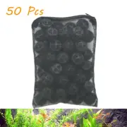 50 pcs 1" Bio Balls for Aquarium Fish Pond Filter FREE Media Bag