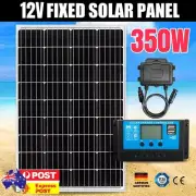 350W Solar Panel Kit 12V Mono Generator Caravan Camping Battery Charge Power AUS