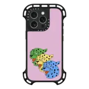 iPhone 16 Pro Ultra Bounce Case MagSafe Compatible Rainbow Cats