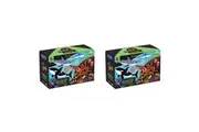 2x 100pc Mudpuppy Glow Jigsaw Puzzle 46x30cm Fun Play Game Ocean Predators 5+