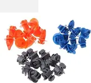30 Pcs Front Door Trim Body Moulding Repair Kit Flare Panel Clip Fit for Toyota Prado 120