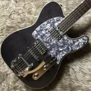 SCHECTER L-PT-AL-BB/BKSP/R Black Sparkle Telecaster Type Electric Guitar