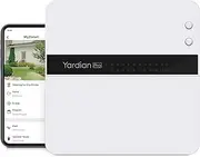 Yardian Pro 12 Zone Smart Irrigation Controller - Control Buttons, Australia Plug, Apple HomeKit, Alexa, Google Assistant and Home Assistant Compatible, Enhanced Wi-Fi, RJ45, Level VI Power Supply