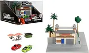Fast & Furious - Toretto's Cafe NanoScene w/2Vehicles