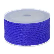 Nylon Beading Thread Cord 3mm Braided Nylon String 10M/33 Feet, Sapphire Blue