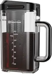 [Maestri House] Compact Cold Brew Coffee Maker, 40oz Iced Tea and Coffee Maker Brewer Space Saving Tritan Pitcher, 350 Mesh Filter, 100% Leak-Proof