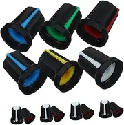 Ciieeo 50pcs Electric Guitar Volume Knobs Caps Replacement Potentiometer Knobs for Tone Control for Amplifier and Bass Control